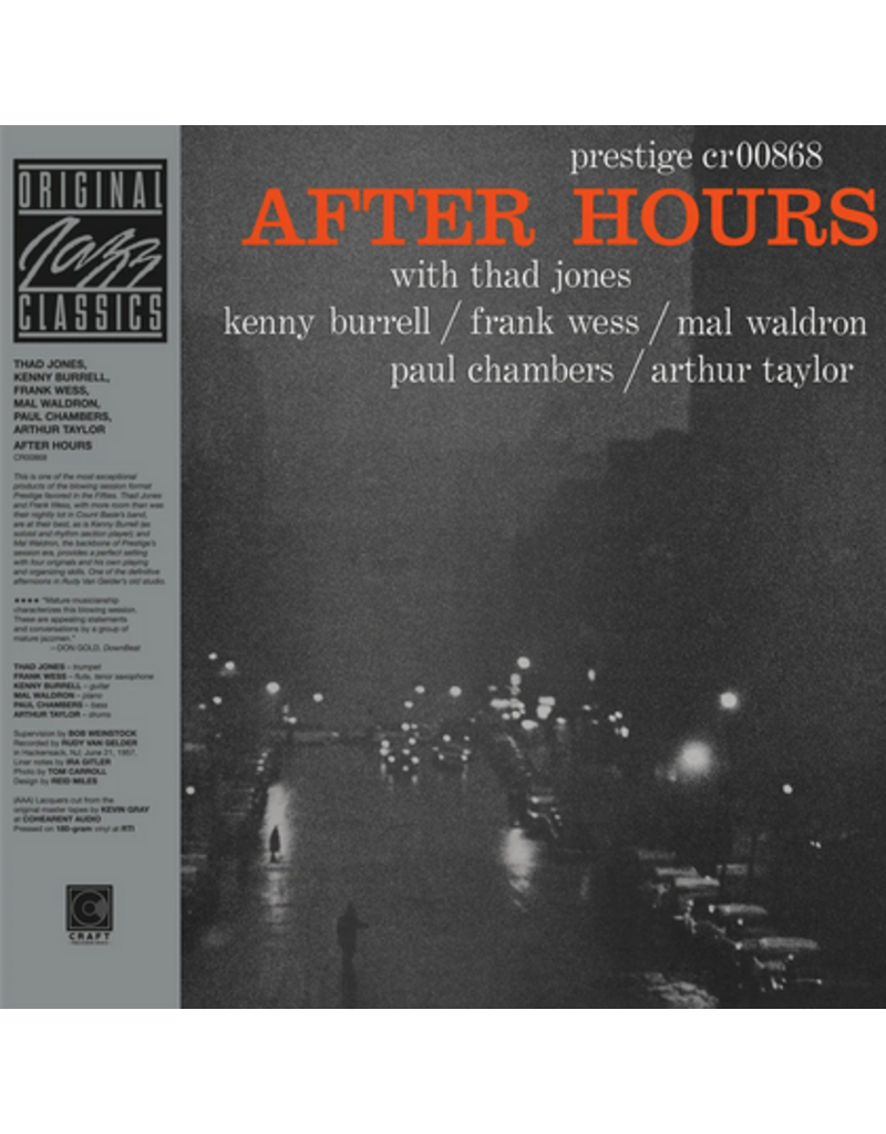 Concord (LP) Thad Jones, Frank Wess, Kenny Burrell & Mal Waldron - After Hours (Original Jazz Classics)