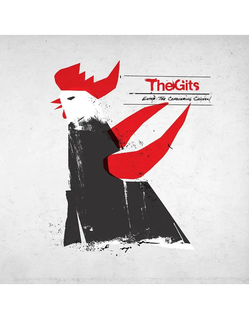 (LP) Gits - Enter: The Conquering Chicken (LOSER Edition Clear w/ Black & Red)