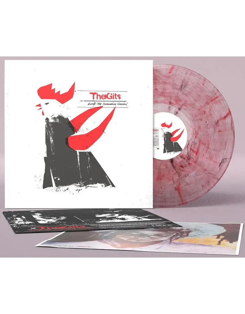 (LP) Gits - Enter: The Conquering Chicken (LOSER Edition Clear w/ Black & Red)