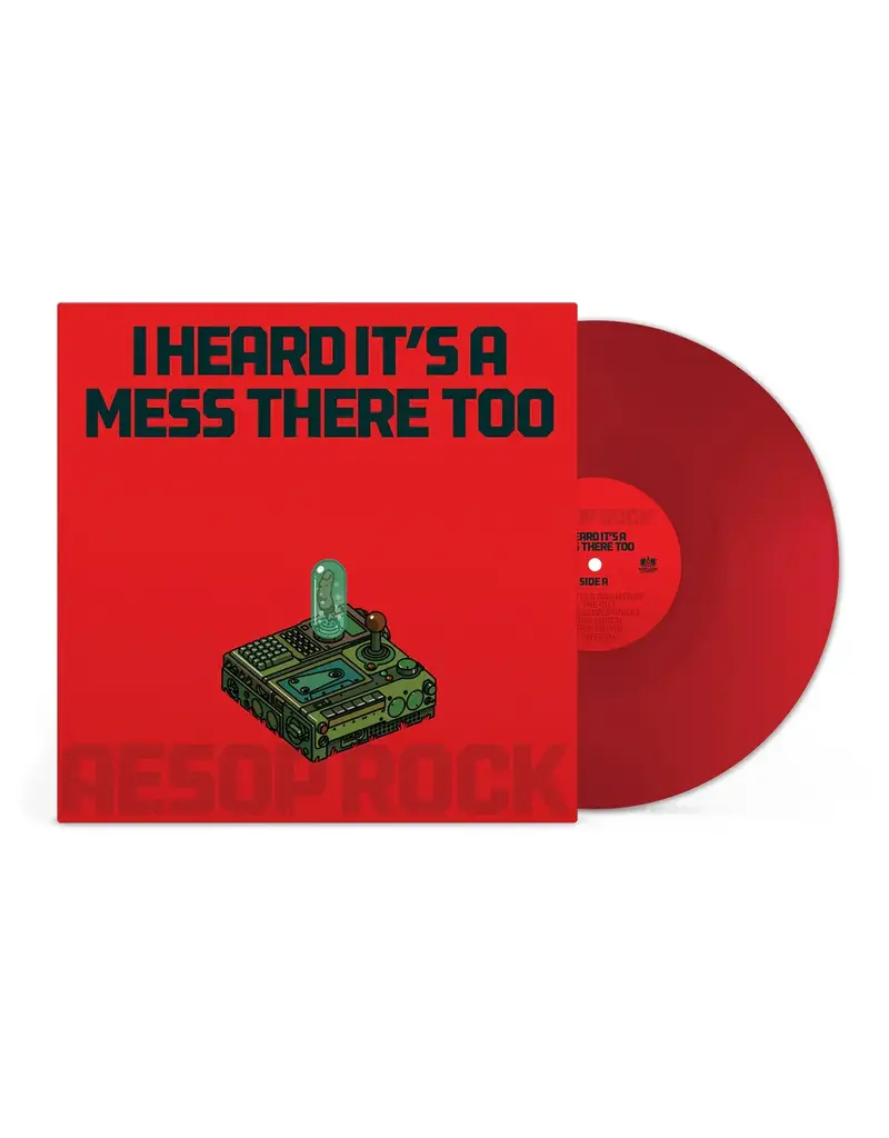 (LP) Aesop Rock - I Heard It's A Mess There Too (Opaque Red Vinyl)