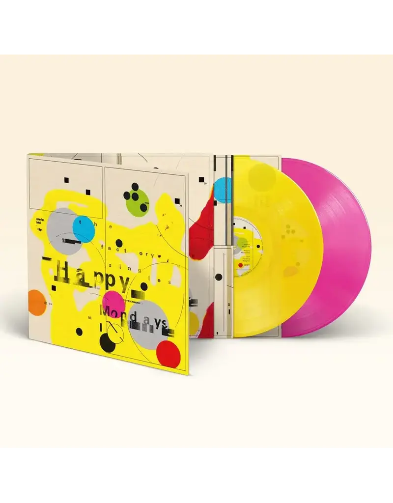 (LP) Happy Mondays - The Factory Singles (Best Of) (2LP Yellow & Magenta Vinyl)