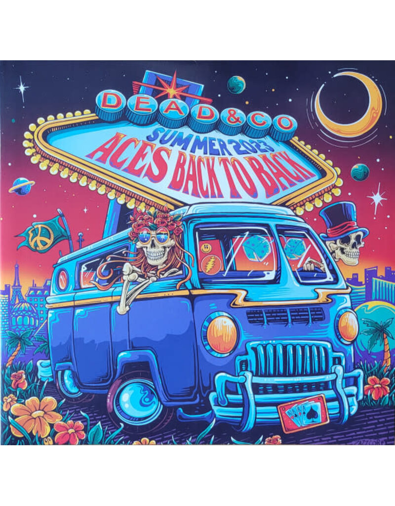 (LP) Dead & Company (The Grateful Dead) ‎– Aces Back To Back: Summer 2023 (Limited Edition Red & Blue Vinyl) (2LP)