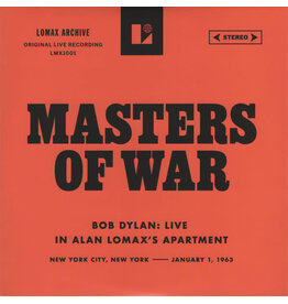 (LP) Bob Dylan - Masters of War (Live in Alex Lomax's Apt) BF25 7"