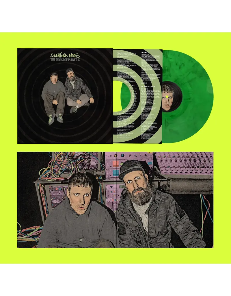 (LP) Sleaford Mods - The Demise Of Planet X (Indie Shop Edition Neon Green)