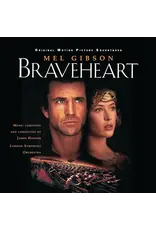 (LP) James Horner & The London Symphony Orchestra - Braveheart (Original Motion Picture Score) (30th Anniversary Blue/Black Stripe Vinyl) [2LP]