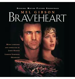 (LP) James Horner & The London Symphony Orchestra - Braveheart (Original Motion Picture Score) (30th Anniversary Blue/Black Stripe Vinyl) [2LP]