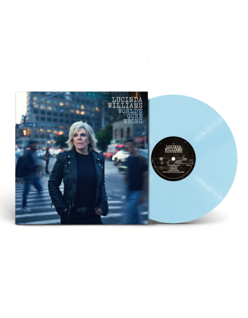 (LP) Lucinda Williams - World's Gone Wrong (Indie Exclusive Sky Blue Vinyl)