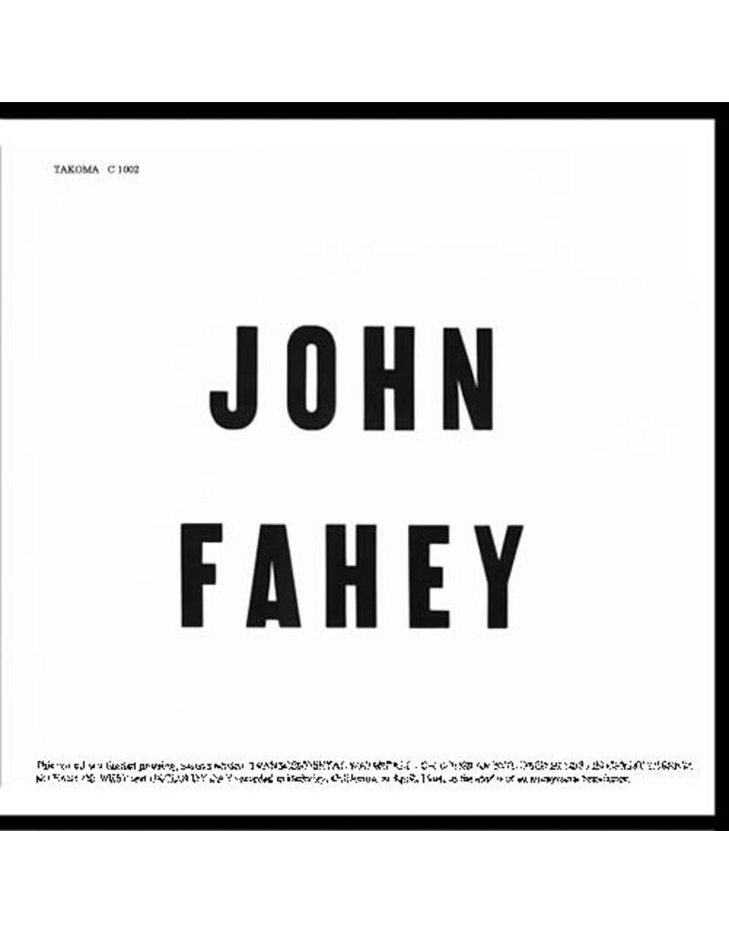 (LP) John Fahey - Blind Joe Death (C. 1959)
