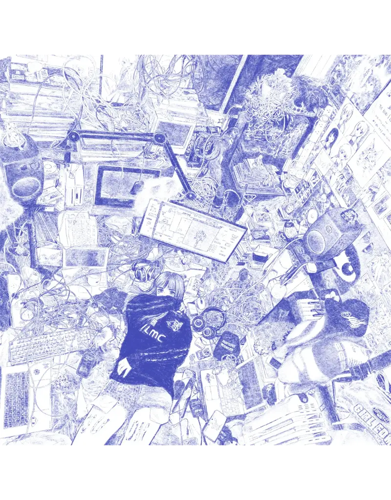 (LP) Ninajirachi - I Love My Computer (Blue & White Vinyl)