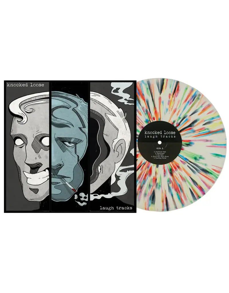 (LP) Knocked Loose - Laugh Tracks (Limited Bone w/ Rainbow Splatter Vinyl)