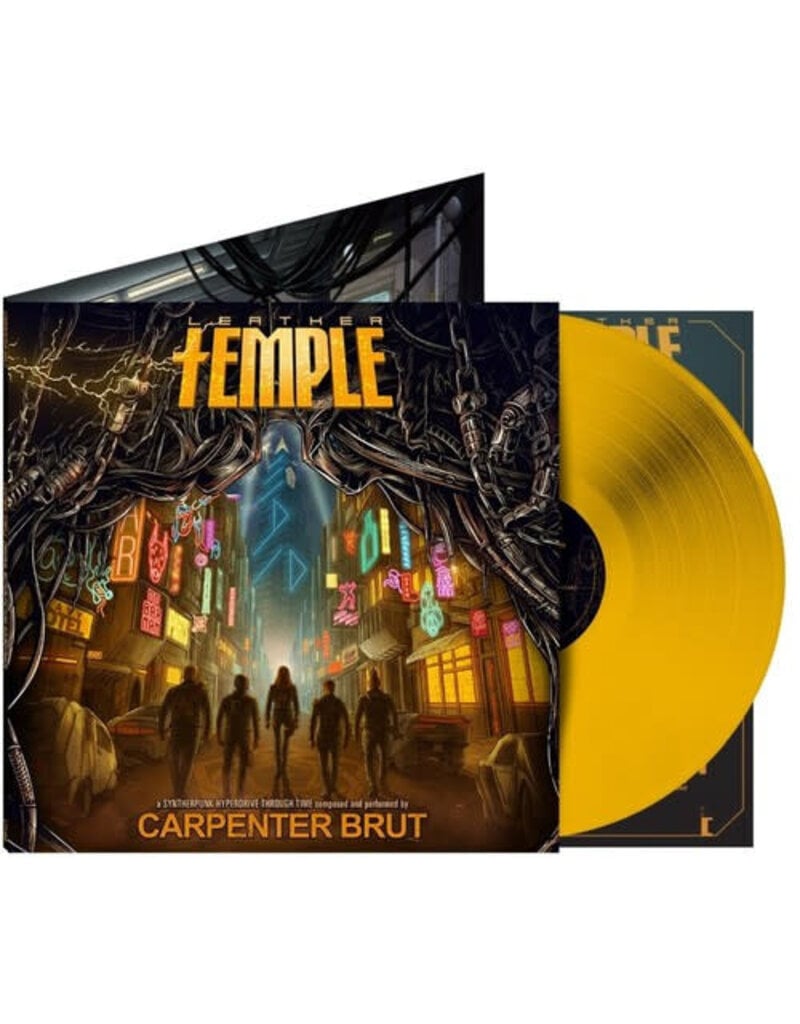(LP) Carpenter Brut - Leather Temple (Indie Exclusive Yellow Vinyl)