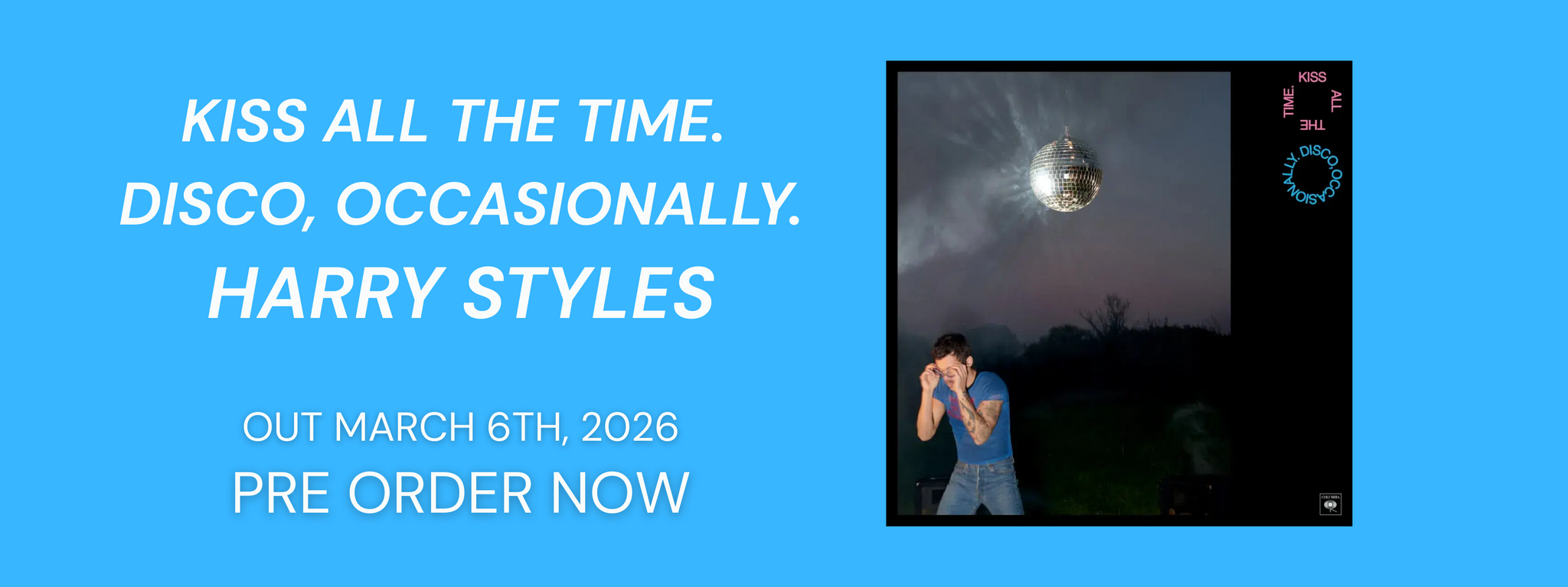 HARRY STYLES PRE ORDER