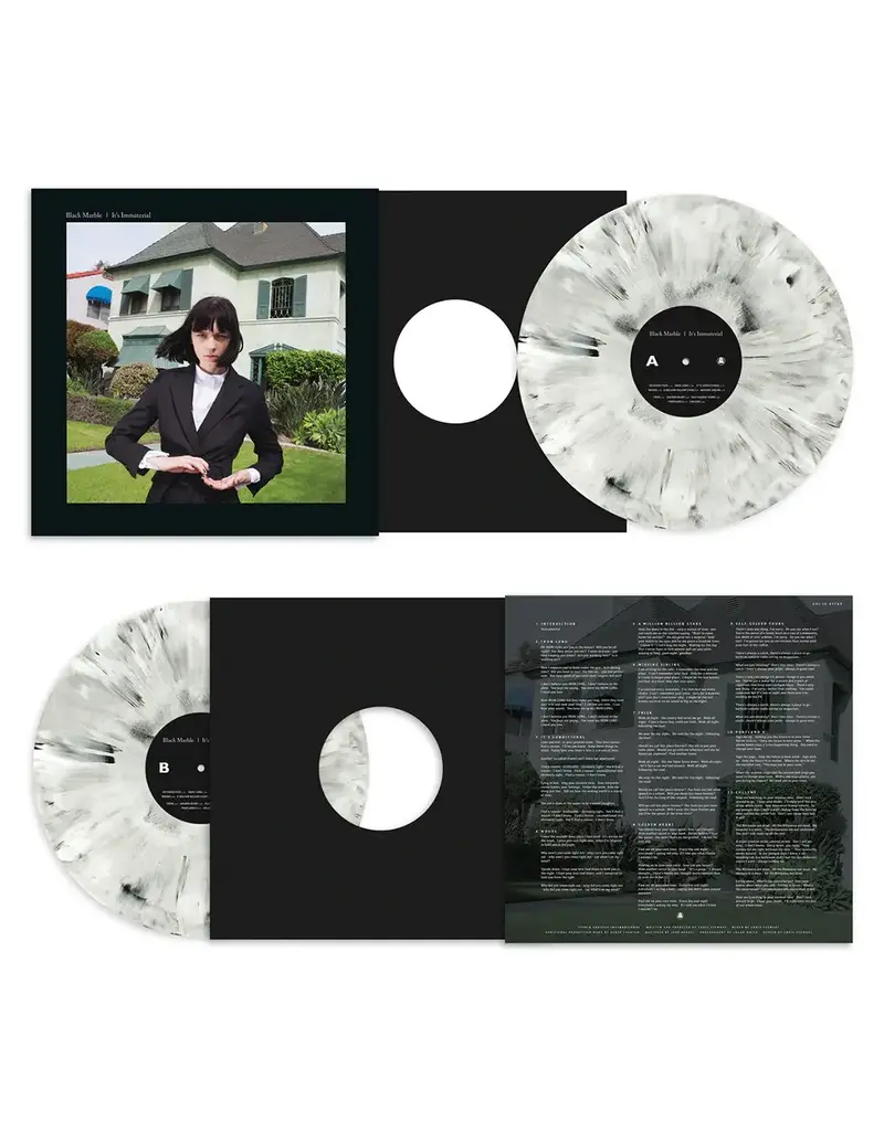 Ghostly International (LP) Black Marble - It's Immaterial (10th Anniversary Edition) (Marbled Black & White Vinyl)