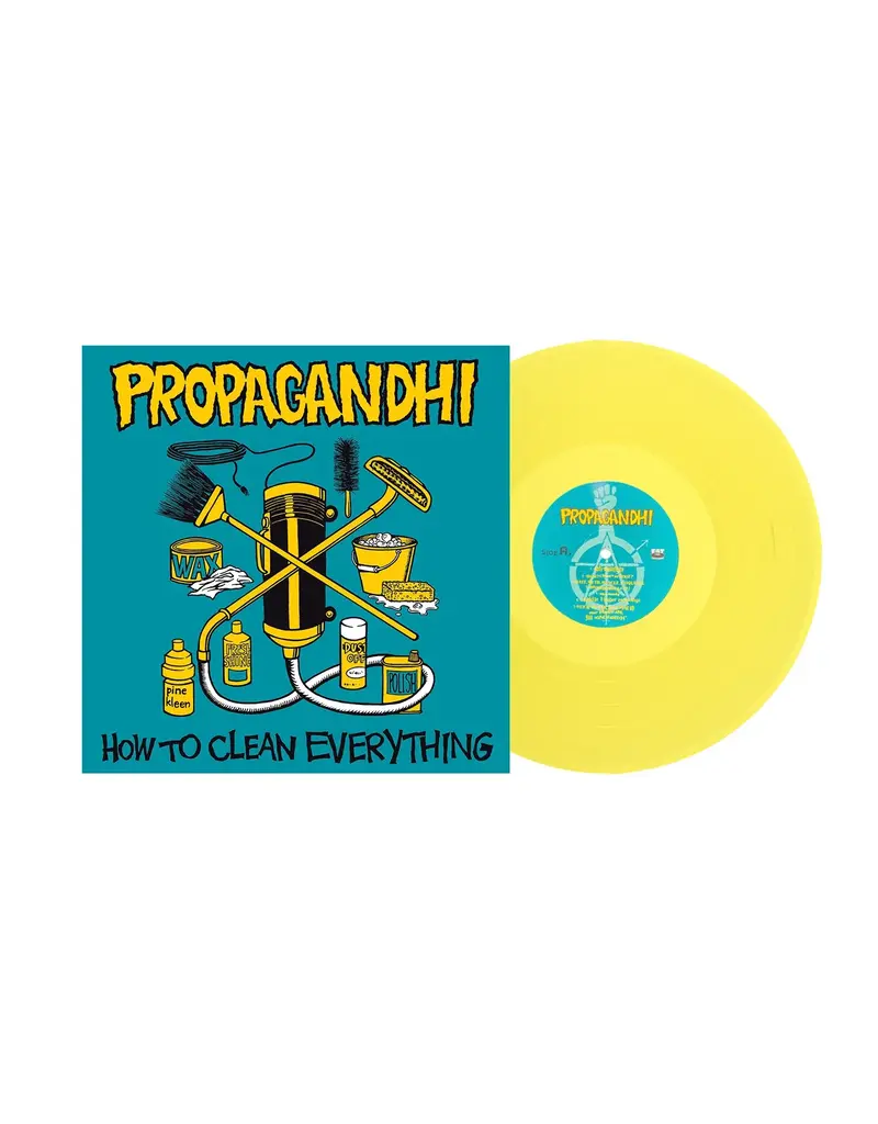 (LP) Propagandhi - How To Clean Everything (Transparent Yellow Vinyl)