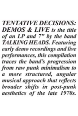 Rhino-Warner (LP) Talking Heads - Demos & Live (LP/7")