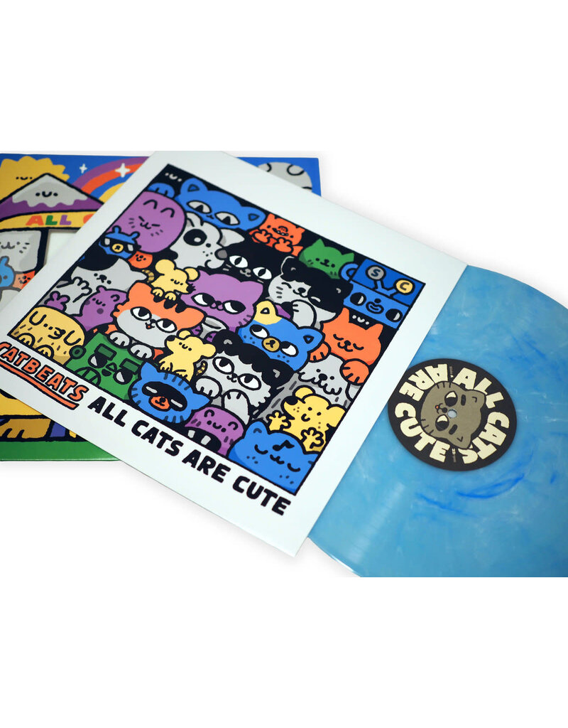 (LP) Catbeats - All Cats Are Cute (Blue Vinyl)