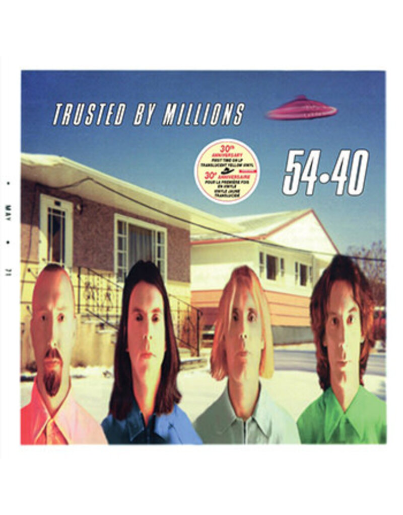 (LP) 54 40 - Trusted By Millions (Indie Exclusive Translucent Yellow Vinyl)