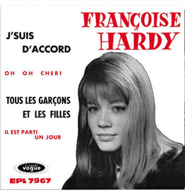 (LP) Francoise Hardy - J'suis d'accord / Tous les garçons et les filles de mon âge (7" Single) (RSD26)