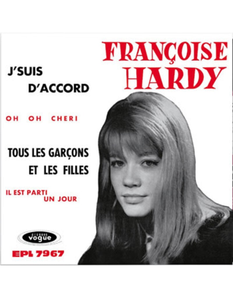 (LP) Francoise Hardy - J'suis d'accord / Tous les garçons et les filles de mon âge (7" Single) (RSD26)