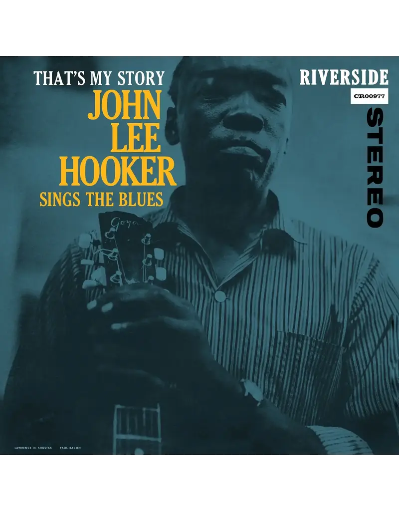 Concord (LP) John Lee Hooker - That's My Story:  John Lee Hooker Sings The Blues (Bluesville Acoustic Sounds Series) (2026 Reissue)