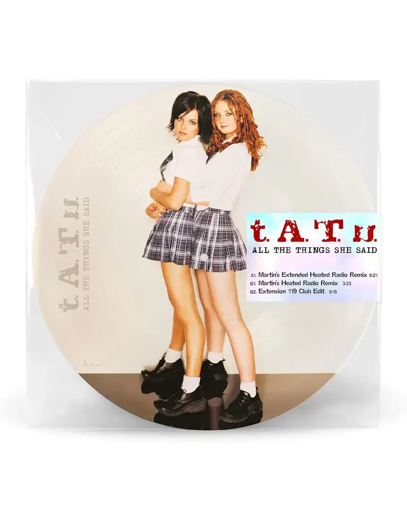 (LP) T.A.T.U. - All The Things She Said (12" Single) (Picture Disc)