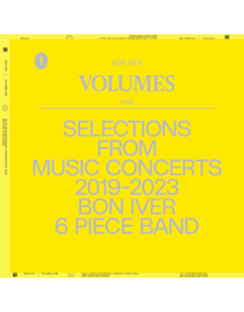 (LP) Bon Iver - VOLUMES: ONE - Selections From Music Concerts 2019-2023