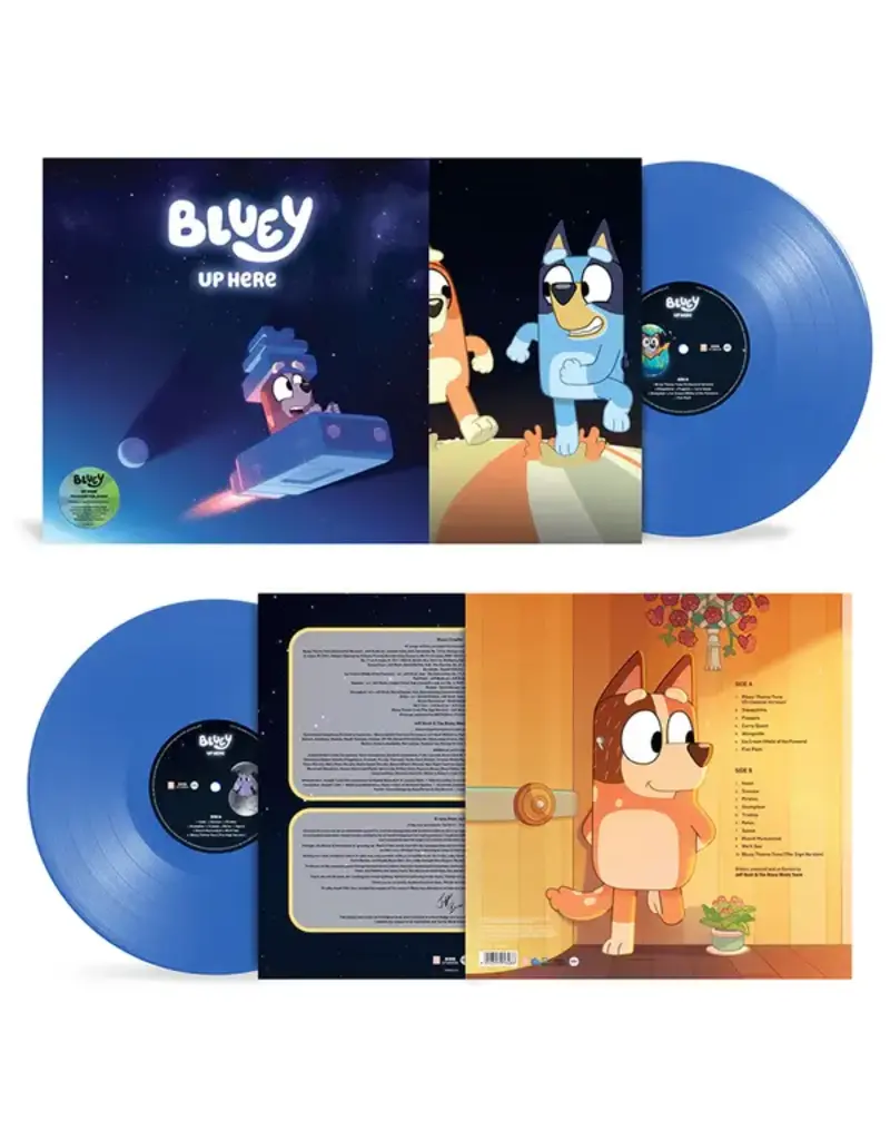 Demon (LP) Joff Bush - Bluey: Up Here (Original Television Soundtrack) (Translucent Blue Vinyl)