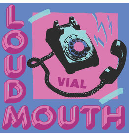 (LP) VIAL -LOUDMOUTH (Ice Blue with Aqua Blue Spokes Vinyl)