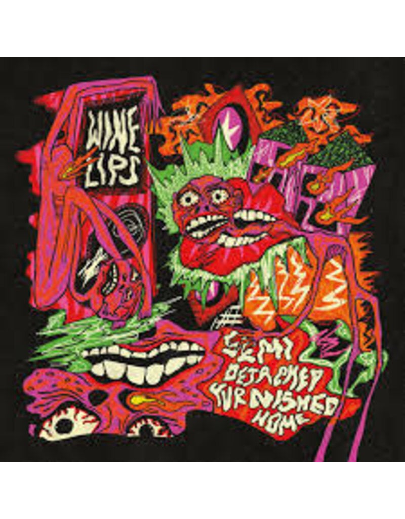 Stomp (LP) Wine Lips - Semi-Detached Furnished Home (Limited Edition Neon Purple Vinyl) (7")