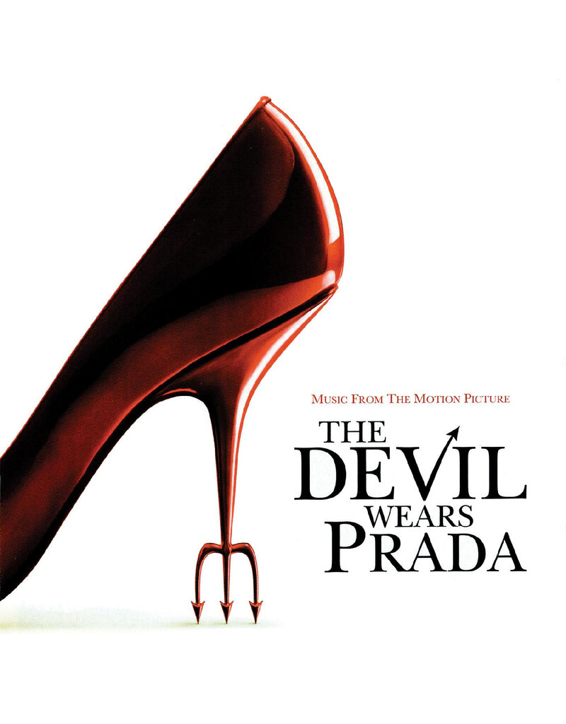 (LP) Various Artists - The Devil Wears Prada (Motion Picture Soundtrack) (20th Anniversary Edition)  [Limited Angel Red w/ White Swirl Vinyl]