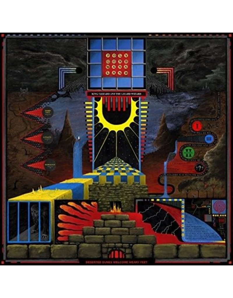 (LP) King Gizzard & The Lizard Wizard - Polygondwanaland (Tri-Color Split Wax Vinyl)