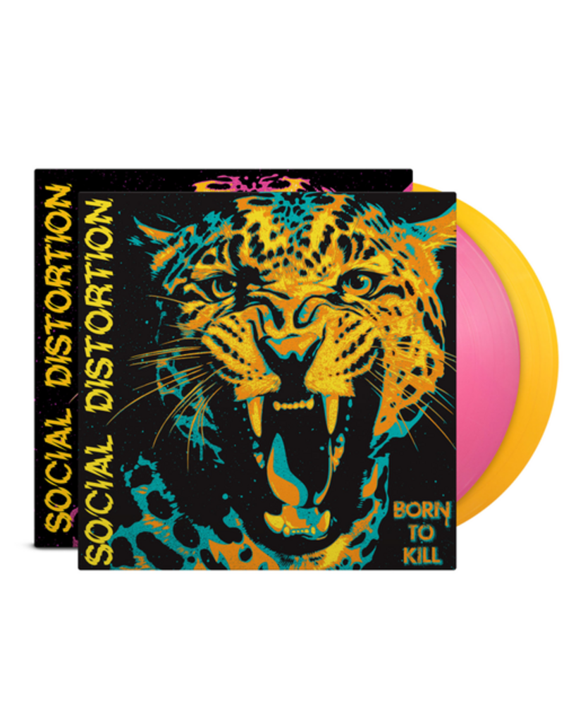(LP) Social Distortion - Born To Kill (Indie Exclusive 2LP Pink & Yellow Vinyl)