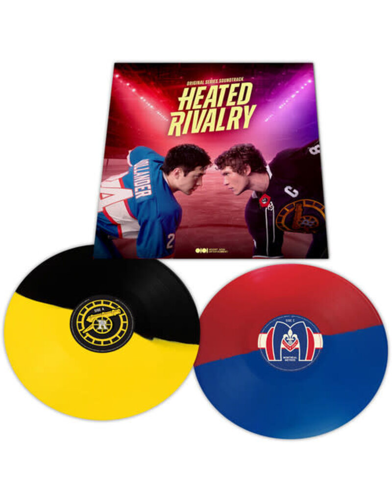 Milan Records (LP) Various Artists - Heated Rivalry (Original Series Soundtrack) (Montreal Metros Blue/Red & Boston Raiders Black/Yellow) [2LP]