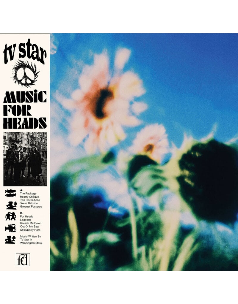 (LP) TV Star - Music For Heads (Opaque Baby Blue Vinyl)