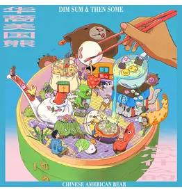 Moshi Moshi (LP) Chinese American Bear - Dim Sum & Then Some (Rose Lychee Vinyl)