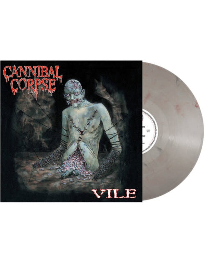 (LP) Cannibal Corpse - Vile ("Zombie Brains" - Grey With Red Streaks Vinyl)