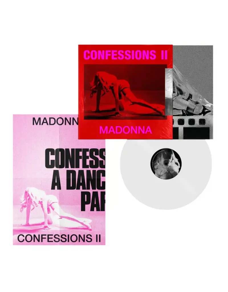 (LP) Madonna - Confessions II (Indie Exclusive White Vinyl w/ Alt Red Cover Art)