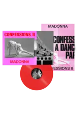 (LP) Madonna - Confessions II (Standard Translucent Red Vinyl w/ Alt Pink Cover Art)