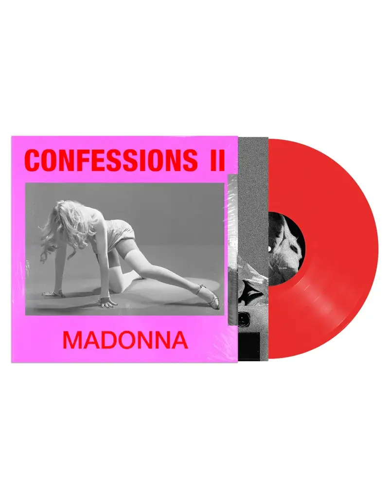 (LP) Madonna - Confessions II (Standard Translucent Red Vinyl w/ Alt Pink Cover Art)