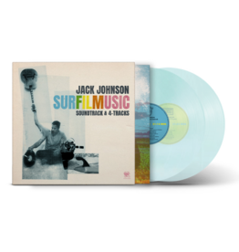 Republic (LP) Jack Johnson - Surfilmusic: Soundtrack and 4-Tracks (2LP Indie exclusive Sky Blue Vinyl)