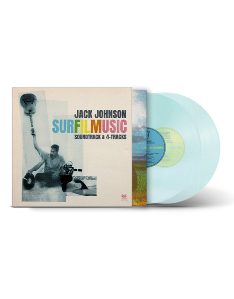 Republic (LP) Jack Johnson - Surfilmusic: Soundtrack and 4-Tracks (2LP Indie exclusive Sky Blue Vinyl)