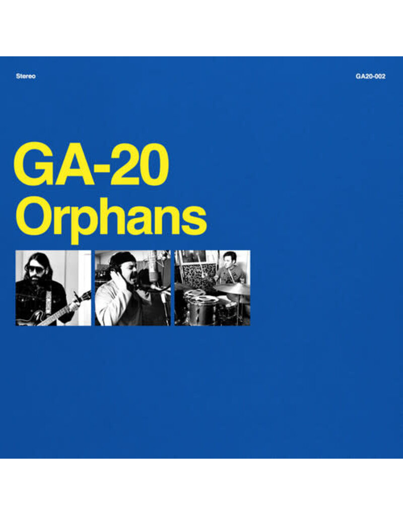 (LP) GA-20 - Orphans (Yellow W/Orange & Blue Splatter Vinyl)