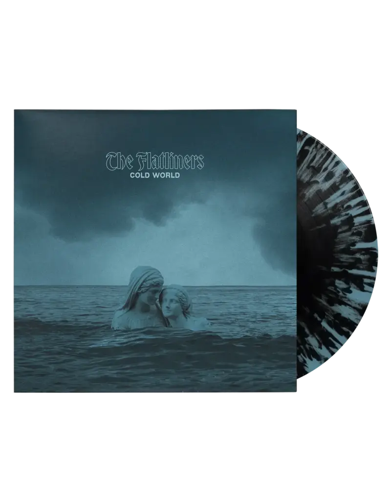 (LP + ZINE) Flatliners -  Cold World (Canadian Exclusive: Translucent Blue w/ Black Splatter Vinyl)