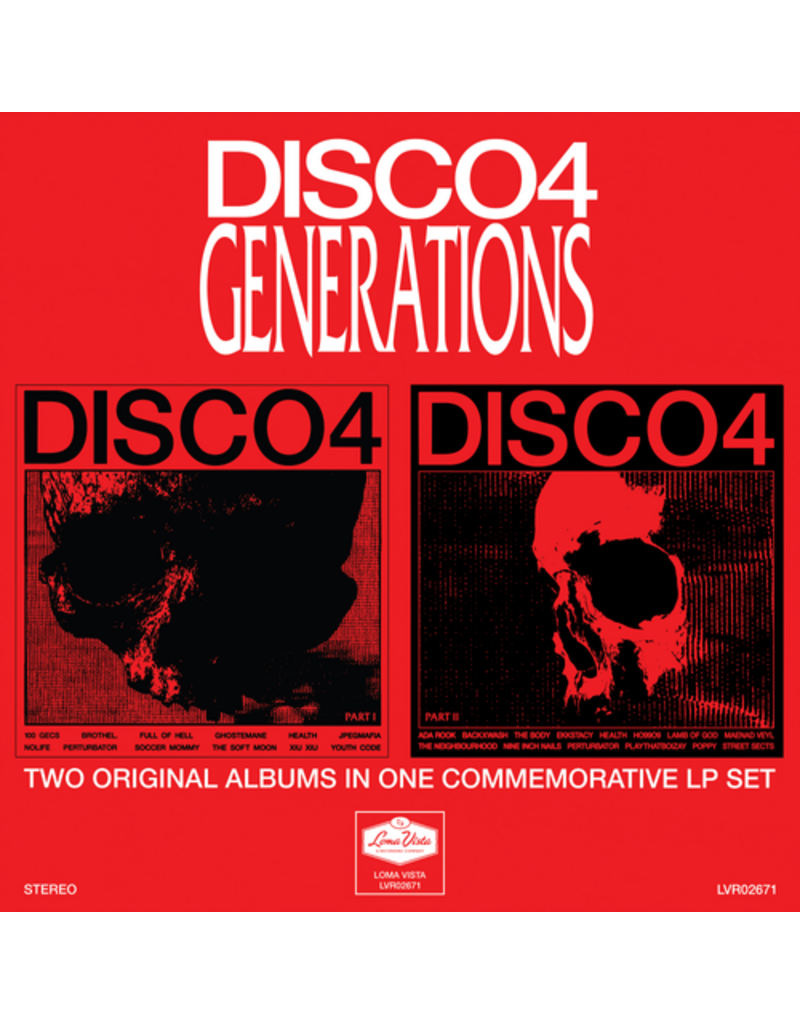 Loma Vista (LP) Health - Disco4: Generations (Parts I & II) (2LP)