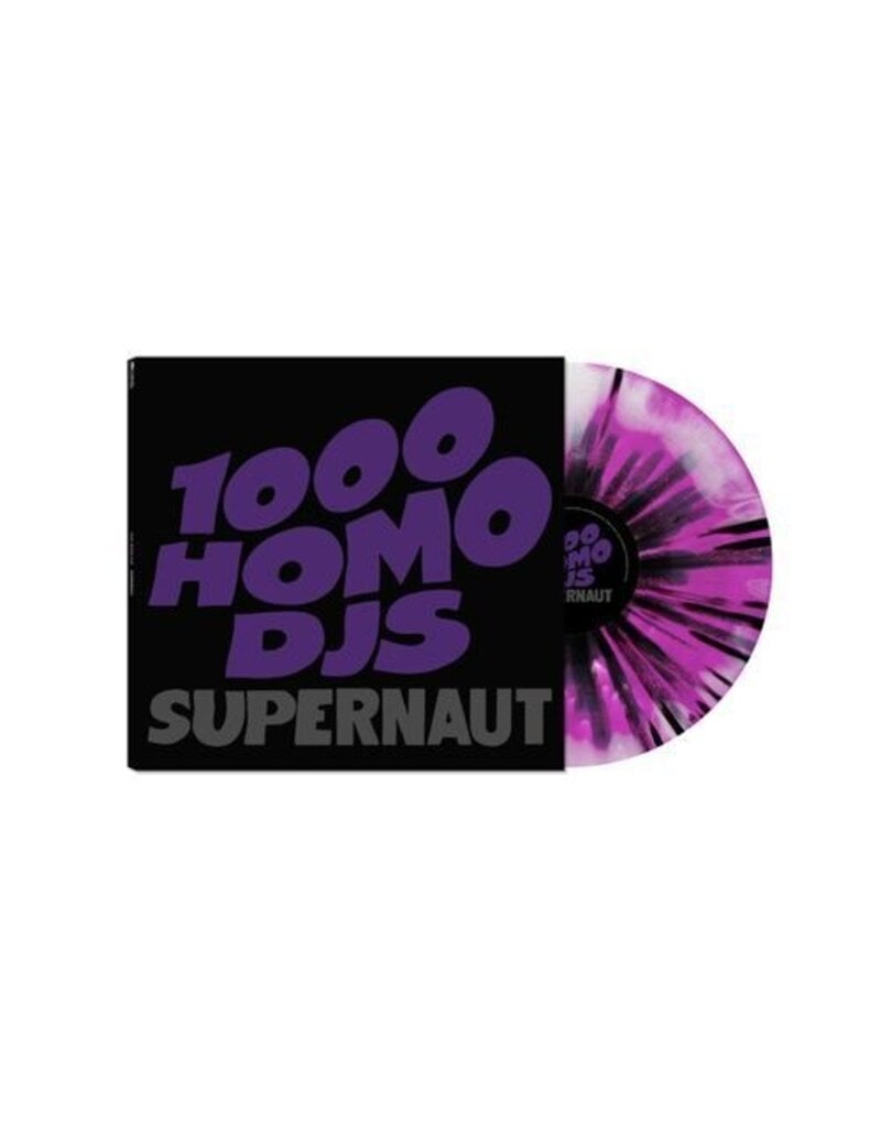 (LP) 1000 Homo DJs - Supernaut (Limited Edition Magenta/Black/White Haze/Splatter Vinyl)