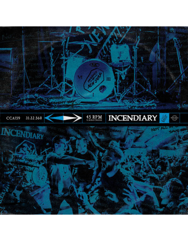 Closed Casket Activities (LP) Incendiary - Product Of New York (Clear w/ White Marble Vinyl)