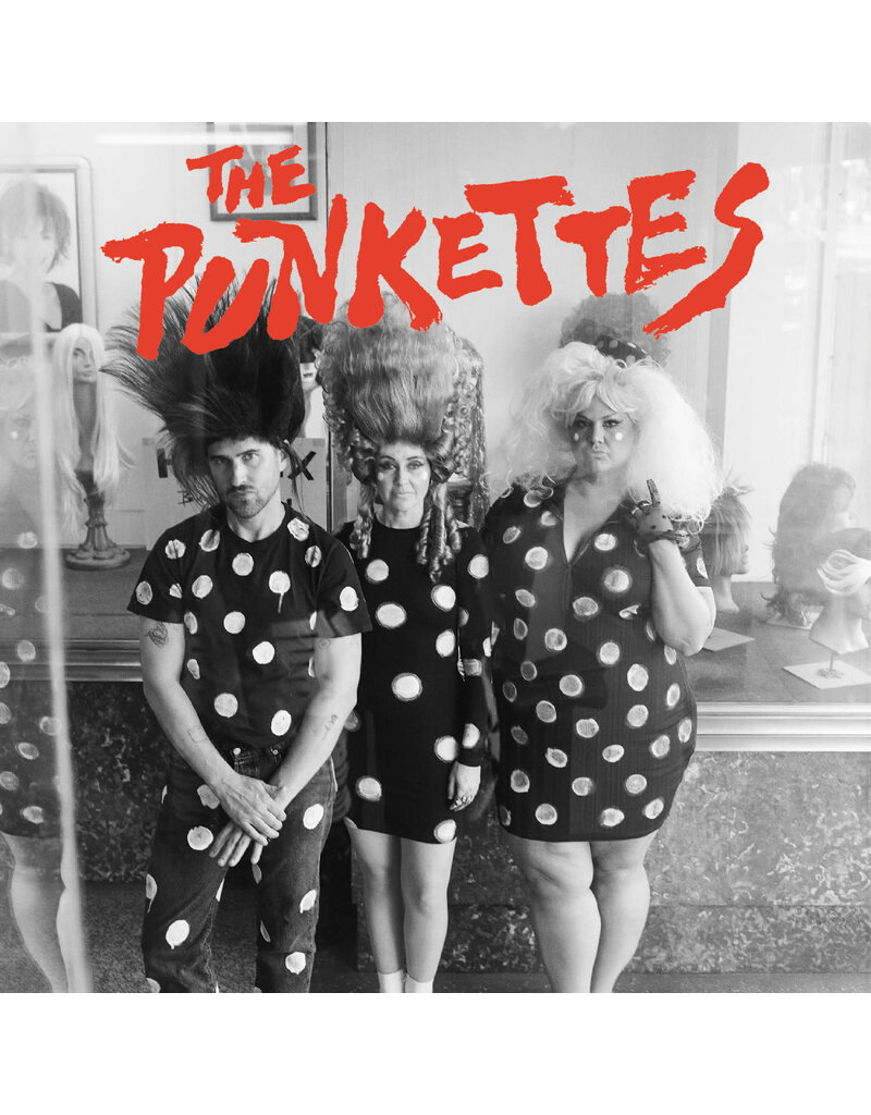 (LP) Hunx and his Punx - The Punkettes (7" Single) Eco-Mix Cherry Red