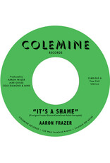 (LP) Aaron Frazer - It's A Shame/The Fool (7") Natural with green swirl coloured Vinyl
