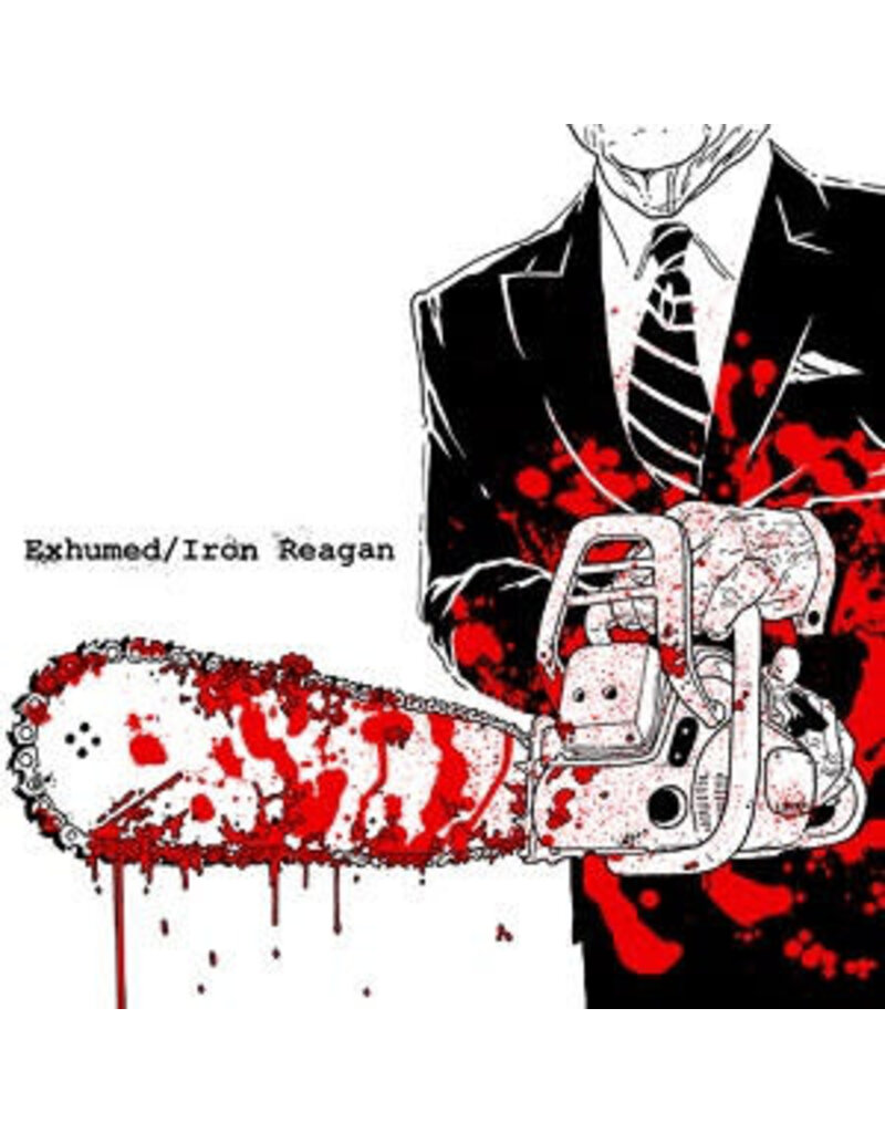 (LP) Exhumed / Iron Reagan - Split (Limited Edition Blood Cloud Vinyl)