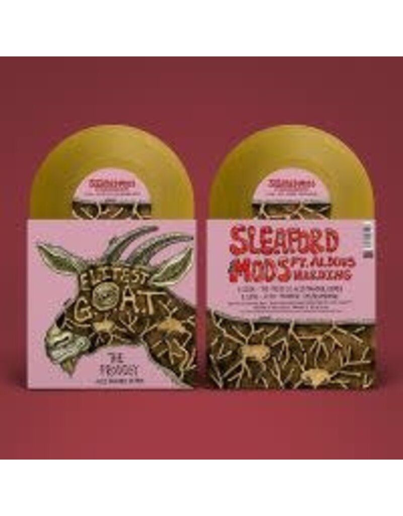 (LP) Sleaford Mods & Prodigy - Elitest G.O.A.T. FT. Aldous Harding (7" Gold Vinyl)